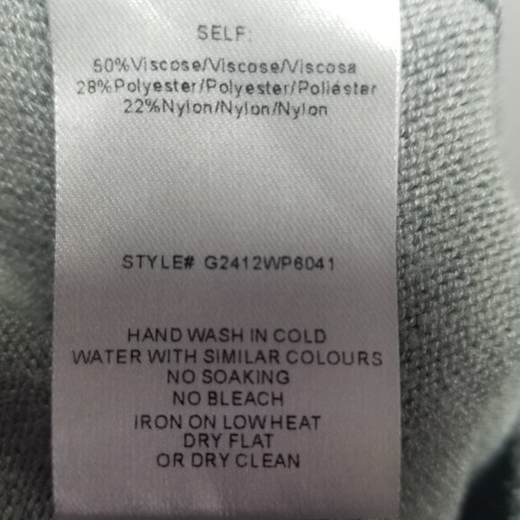 Greylin Paige Heather Gray Soft Knit Tee w/Wide Leg Soft Pant Sz XS - Picture 9 of 9